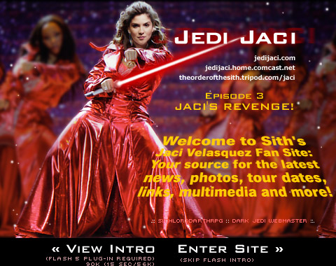 Sith's Jaci Velasquez Fan Site!